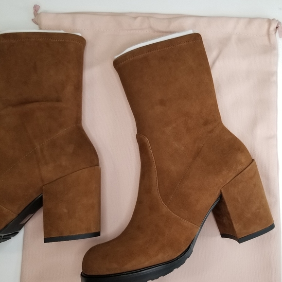 NIB Stuart Weitzman Dalenna Suede Boot - Picture 4 of 14